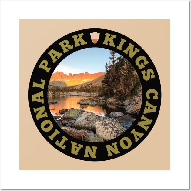 Kings Canyon National Park circle Wall Art by nylebuss